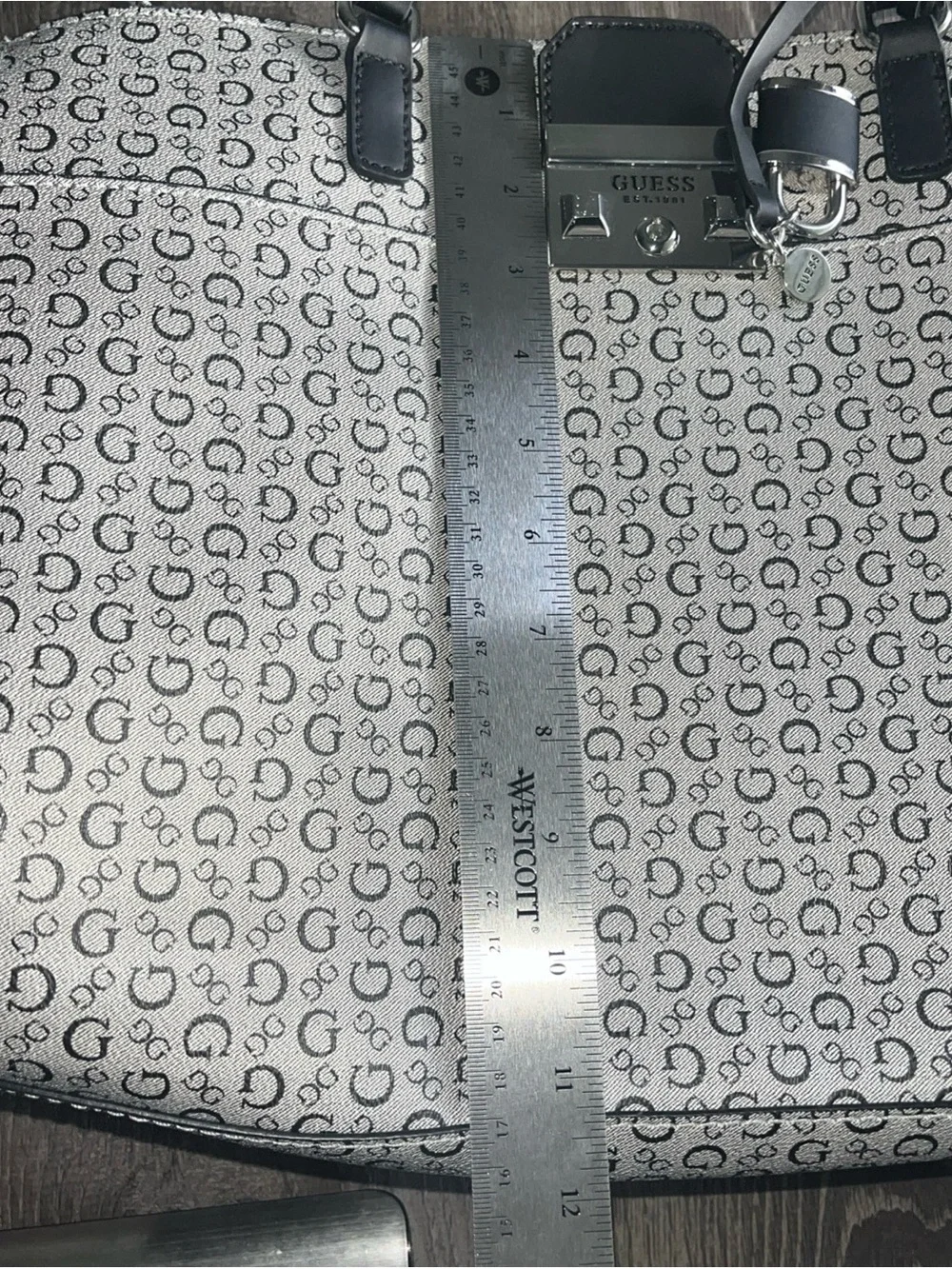 Guess structured satchel